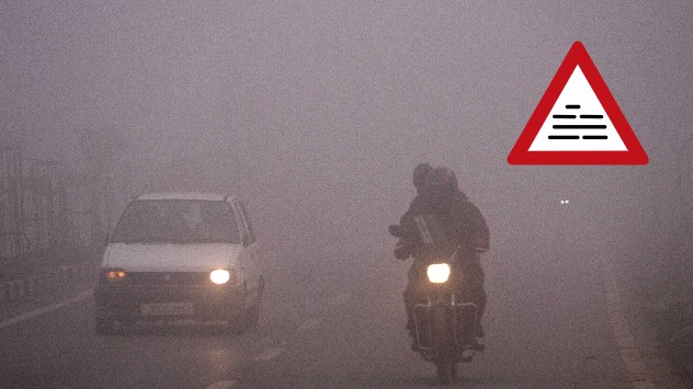 Visibility is often very low during the fog season