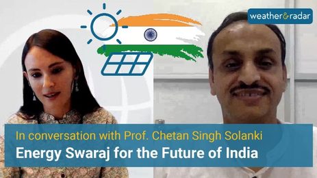 Solar Panel Indian Flag